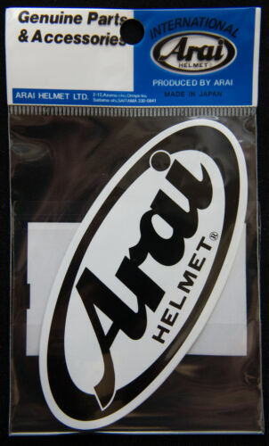 Tuning) - Sticker Decal - ARAI : HELMET 11x5cm / Genuine