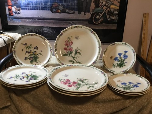 Noritake Gala Küche Wintergarten 7915 Japan 10 3/4", 8 1/4" & 7" Teller 3 Stück - Bild 2 von 23
