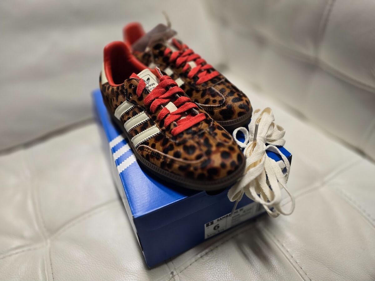 ✓SHIPS NOW Adidas Samba OG Wm Preloved Red Leopard JI2734 ✓SHIPS NOW Adidas Samba OG Wm Preloved Red Leopard JI2734