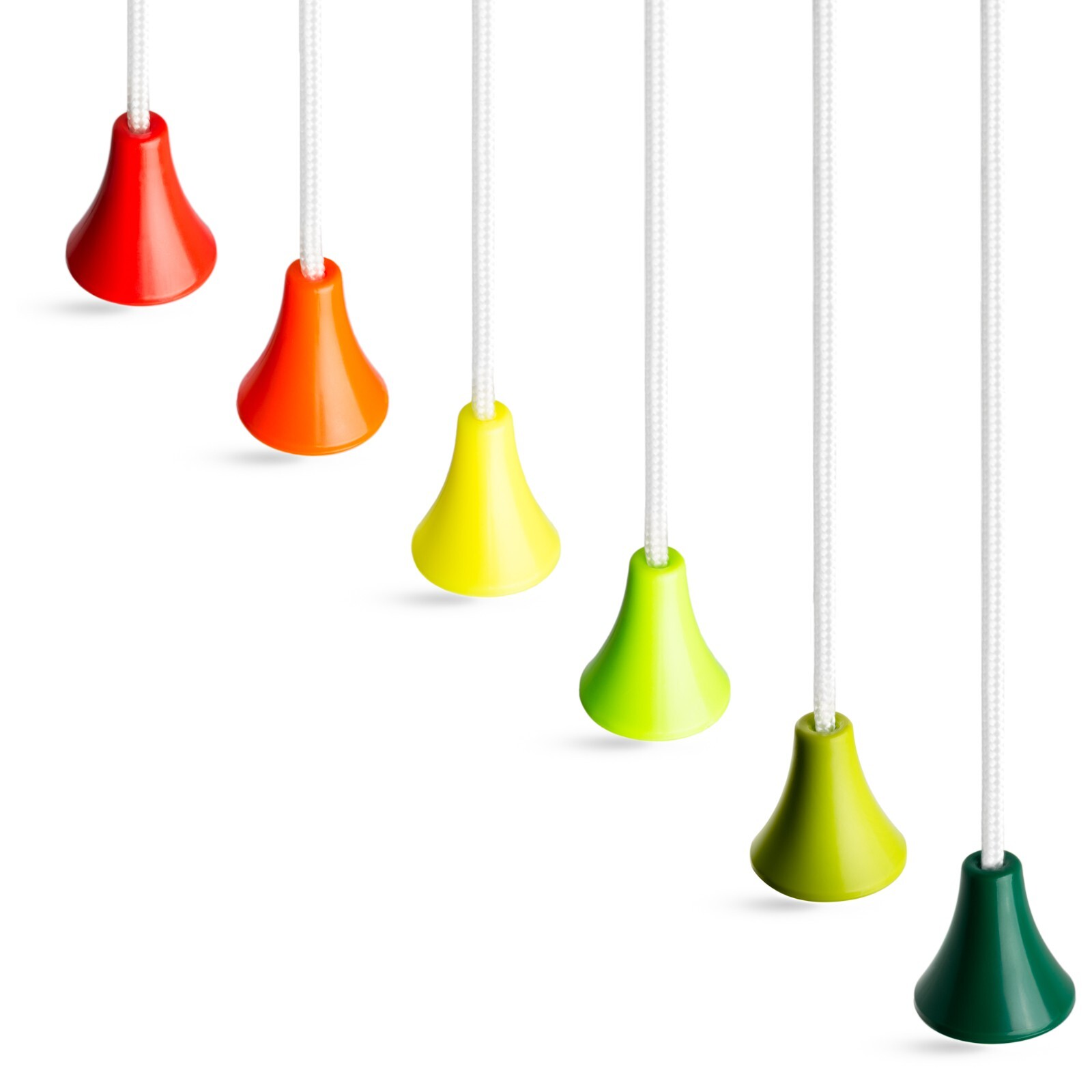 Bathroom Pull Cord Strings, Ceiling Switch, Bright Fun Colours Ice