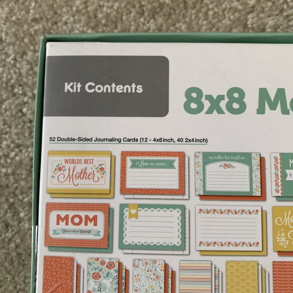 We R Memory Keepers 8x8 Mother’s Album Kit NEW! Album, Photo Sleeves, Journaling - Image 4 of 4