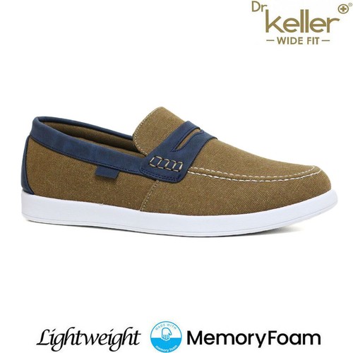 Mens Wide Fit Shoes New Loafers Moccasins Boat Deck Driving Casual Slip On Shoes - Picture 20 of 25