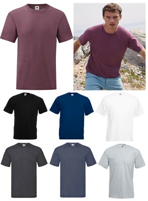 3er Pack Fruit of the Loom Vintage T-Shirt Herren Shirts Set - Valueweight T 