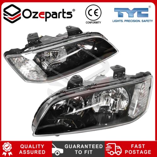 Pair Driver + Passenger Headlights For Holden Commodore VE 06~10 Omega SV6 SS - Picture 1 of 5