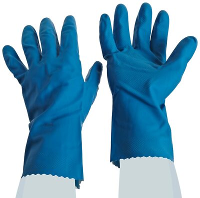 Ansell 87-255 Latex Chemical Resistant 12-inch Gloves Sz 10 - Case of 144 pairs