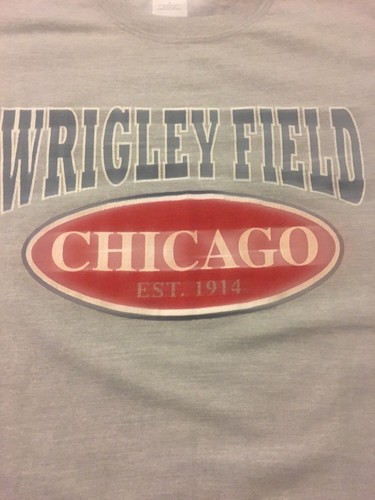 Maglietta grande Wrigley Field fondata 1914 Chicago Cubs - Foto 2 di 5