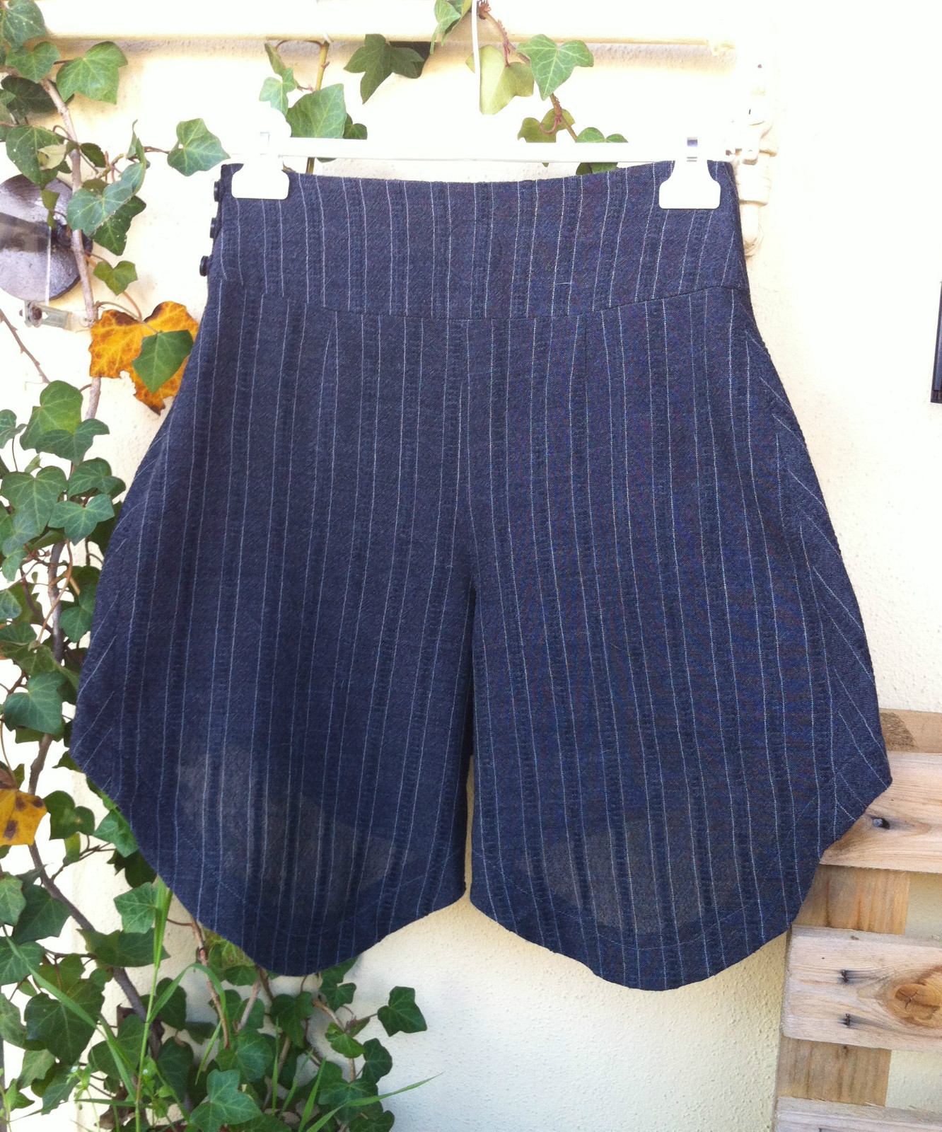 ELISABETTA FRANCHI: Pantalone A Vita Alta Con Tasche E Bordi A - Foto 3