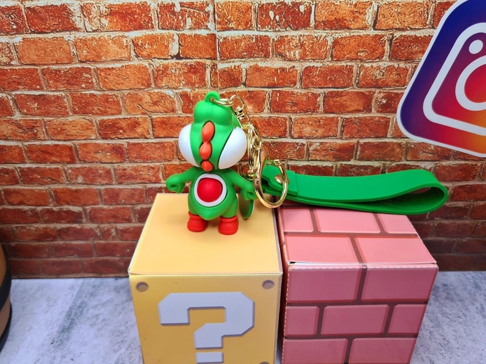 🔥⭐Nintendo Super Mario Yoshi Schlüsselanhänger Schlaufe Anhänger🔥⭐🕹️ - Bild 2 von 3