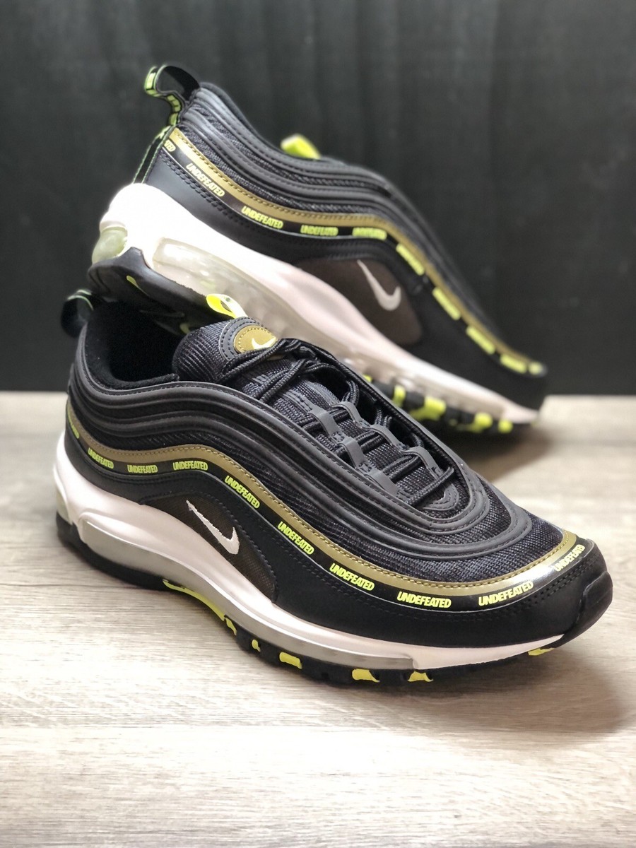 NIKE Air Max 97 x Undefeated Black Size 9.5 DC4830-001 Black