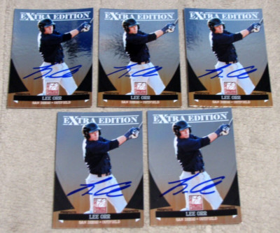 (5) Lee Orr Signed Autographed Rookie Prospect 2011 Donruss Elite
