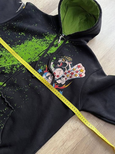 Ed Hardy Zip Hoodie schwarz bedruckt Gr. XXL - Bild 11 von 15