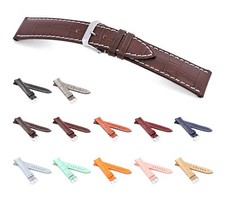 RIOS1931 Alligator Style Watch Band "New Orleans", 18-22 mm, 12 colors, new 