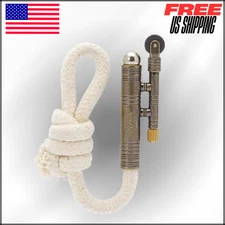 Vintage Lighter Trench Rattlesnake Rope Velvet Metal Lighter Fire Starter Camp