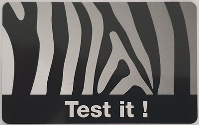 Prepaid ''TEST'' Card Germany Used