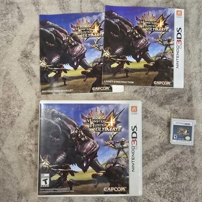 Monster Hunter 4 Ultimate (Nintendo 3DS, 2015), Authentic, Tested