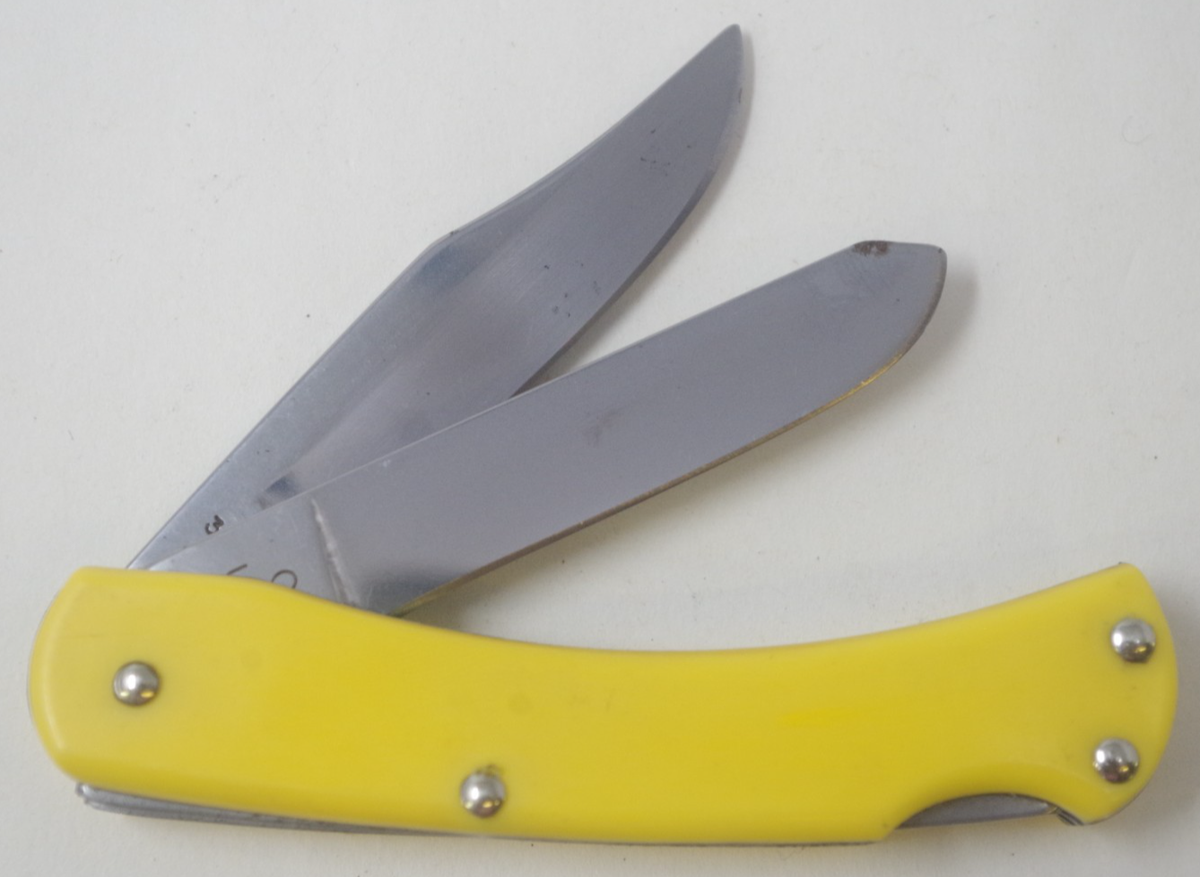 Moore Maker Double Lockback Trapper Pocket Knife USA 3213DLB