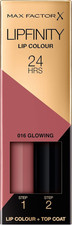 Lipfinity Long-Lasting Two Step Lipstick - 016 Glowing Pink, 4.2G