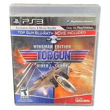 Top Gun Wingman Edition PS3 Video Game & Blu-Ray Movie PlayStation 3 Complete