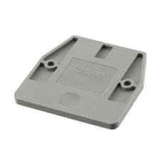 10-Pack Phoenix Contact 3248033 D-MUT 2,5/4 End Cover Gray for MUT Terminal Bloc