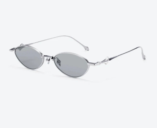 Gentle Monster Eden 02 (GM) Sunglasses Silver/Gray With Case New