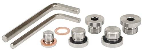 5 PCS Stainless Steel Engine Front Differential Rear Transmission Oil Drain 