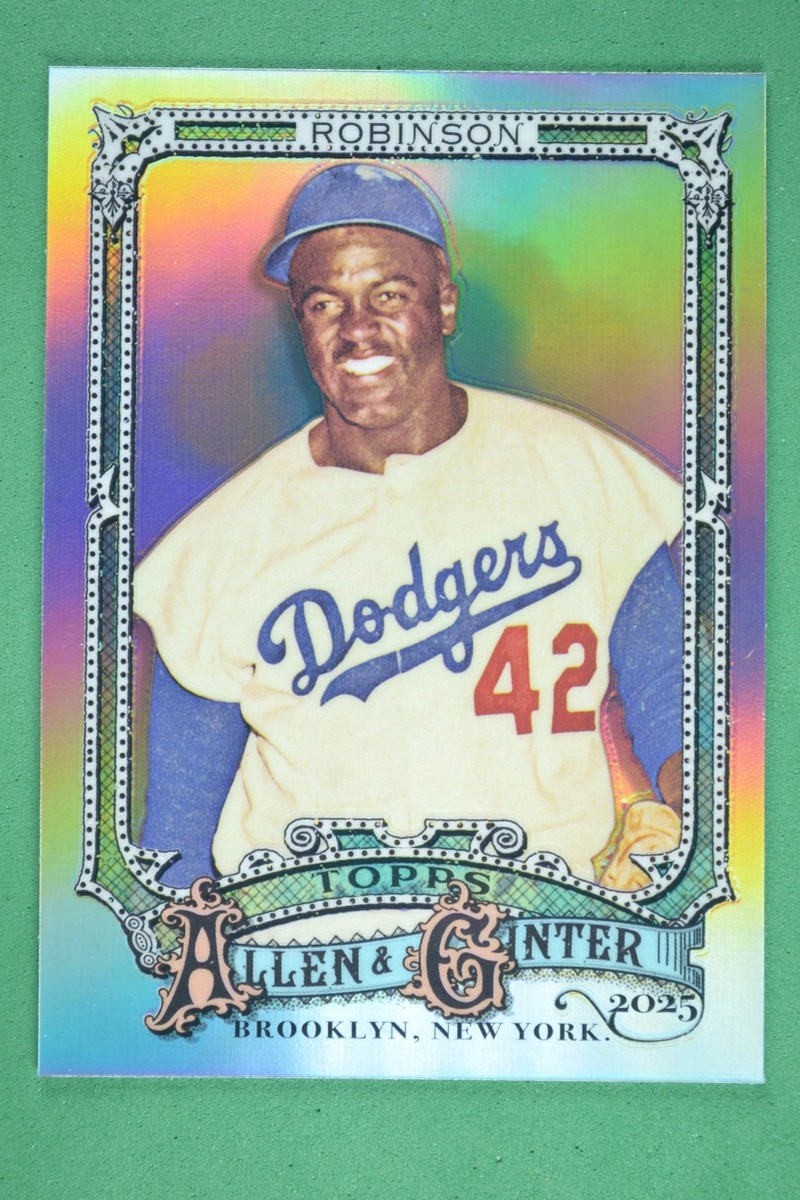 Jackie Robinson 2025 Topps Allen & Ginter Chrome Refractor #31 | eBay
