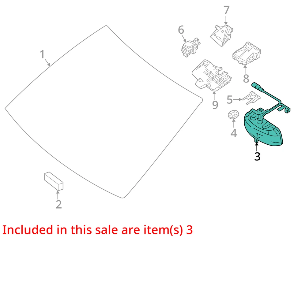 Espejo retrovisor interior Mercedes-Benz Glc300 2016-2019 OEM Z87B3 Foto 3 de 4