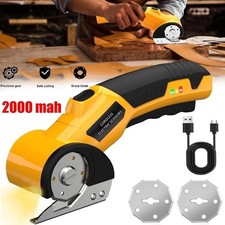 Cordless Electric Scissors,4V Rechargeable Cardboard Cutter Heavy Duty Scissor w