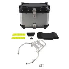 45L Trunk Top Case Luggage Box & Mount Rack For BMW R1250GS R1200GS LC ADV 14-19