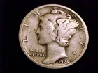 1924-P  Mercury Dime, Very  Good Grade