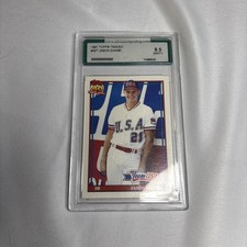 1991 Topps Traded Jason Giambi Rookie Card PSA Mint 9.5 Advanced Grading . rookie card picture