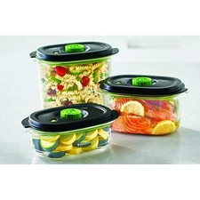 FoodSaver Preserve & Marinate 3 Cup, 5 Cup  and 8-Cup Container Set new