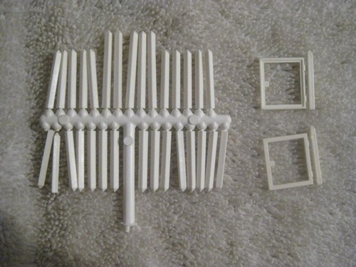 Busch 6019 wire mesh / chain link fence, 100 cm, HO / 1:87 scale, new in box - Picture 2 of 7