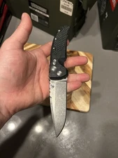 Hogue EX-01 Manual Folder 3.5" Drop Point Blade Knife - Matte Black