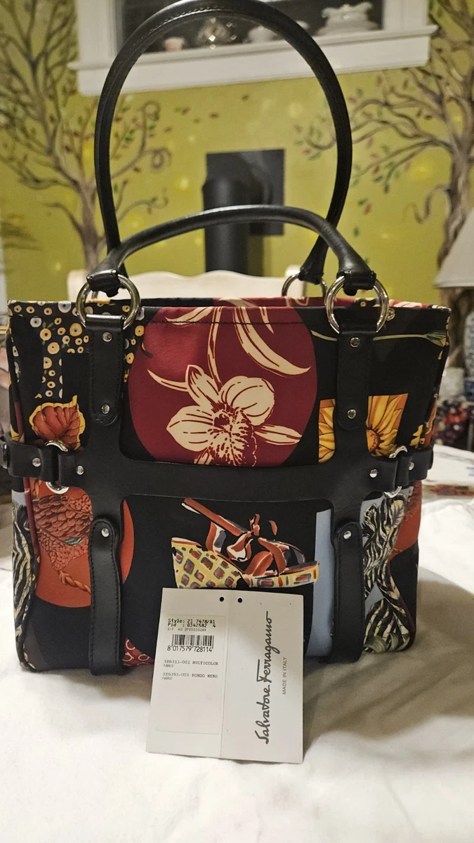 Salvatore Ferragamo Canvas Exterior Bags & Handbags for Women for