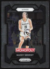 2024 Panini Prizm Monopoly WNBA Maddy Siegrist #59 Dallas Wings Y63