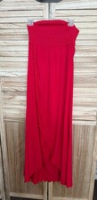 Women's CUPSHE Red Strapless Maxi Dress