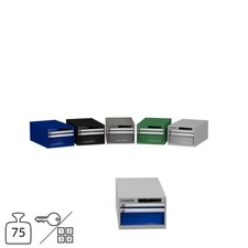 Lista Schubladenschrank / 283x411x725 mm / 2 Schubladen / 75kg / 78.431/78.432