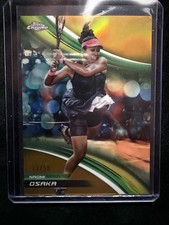 Naomi Osaka 2025 Topps Chrome Tennis Gold Refractor /50