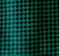 Blue Green DIOR Silk Tie Italy