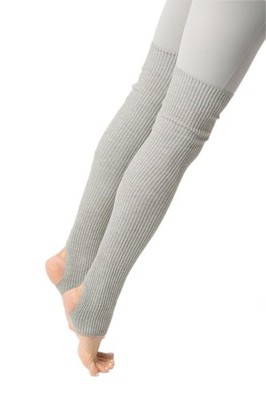 Leg Warmers Socks For Women Dance Yoga Open Toe Heel 80s Ribbed Party Socks
