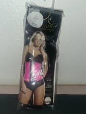 Ann Chery Waist Trainer Latex Shaper Cincher Corset 2026 Neon Pink 30 XS