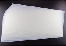 10PCS 10Mil Blank Mylar Stencil Sheets,12X24 Inch Milky Translucent PET Blank St
