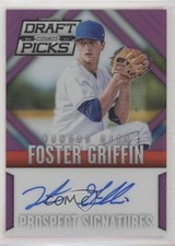 2014 Panini Prizm Perennial Draft Picks Purple /149 Foster Griffin #28 Auto 1u6
