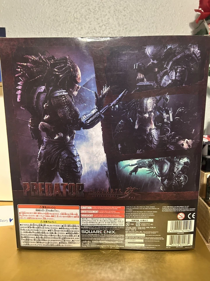 Figura de acción pintada de PVC DEPREDATOR PLAY ARTS Kai Predator CUADRADO ENIX Japón Foto 2 de 4