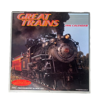 Great Steam Trains 1996 Calendar Brand New Opened Seal