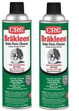 Aerosol CRC 05084 BRAKLEEN Brake Parts Cleaner - Non-Chlorinated 2 Pack2