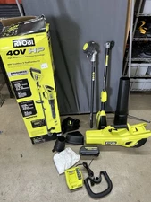 Ryobi RY40HPCK201K 40V Cordless Carbon Fiber Trimmer & Leaf Blower Kit