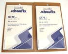 Hawid Schaufix Black Stamp Mounts 127/70 2 Packs of  10 Plate Blocks (m35)