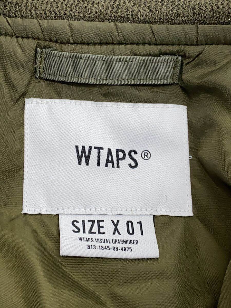WTAPS Flight Jacket 1 Nylon KHK Solid 182WVDT JKM… - image 3
